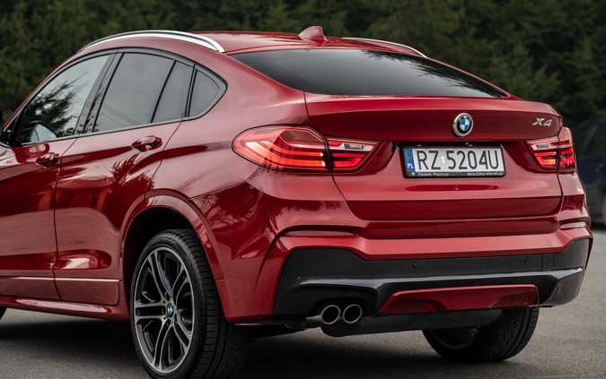 BMW X4 cena 124000 przebieg: 75000, rok produkcji 2015 z Brzozów małe 781